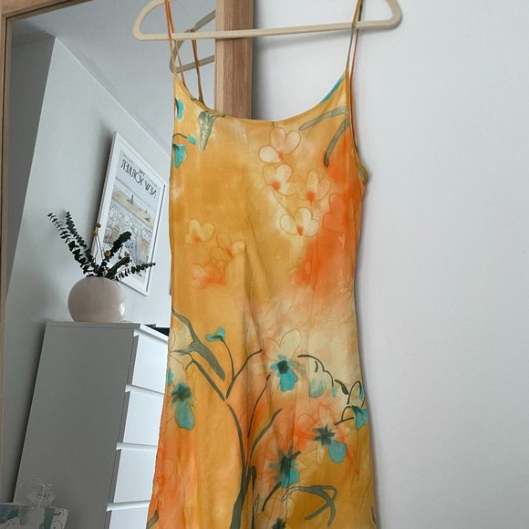 COPY - 90s Vintage summer spaghetti strap dress - Picture 3 of 4